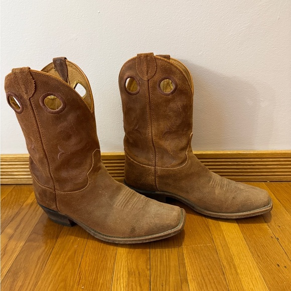 Justin BR611 Men's Bent Rail Western Boot with Madera Gaucho Square Toe 10.5 - Picture 3 of 16